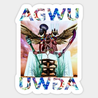 Igbo / African Spirituality : AGWU By SIRIUSUGOART Sticker